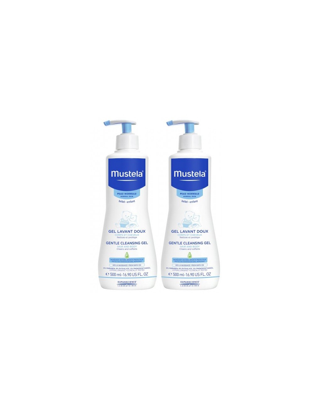 Mustela - Gel lavant Lot de 2